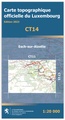 Wandelkaart CT14 CT LUX Esch-Sur-Alzette | Topografische dienst Luxemburg
