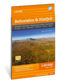 Wandelkaart Turkart Beitostølen & Filefjell | Noorwegen | Calazo