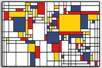 Mondriaan World Map