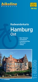 Fietskaart HH2 Bikeline Radkarte Hamburg Ost | Esterbauer