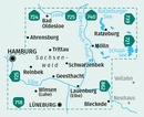 Wandelkaart 722 Herzogtum Lauenburg Sachsenwald - Elbe | Kompass