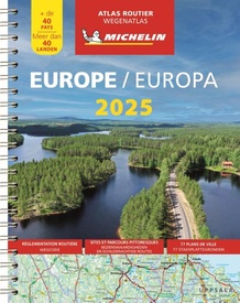 Wegenatlas Europa  2025 | Ringband | A4-Formaat | Michelin