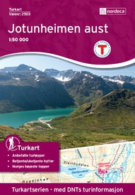 Wandelkaart 2503 Turkart Jotunheimen Aust - Oost | Nordeca