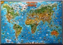 Kinderwereldkaart World children's map | 137 x 94 cm | Dino's Maps