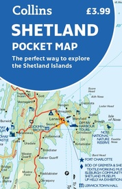 Wegenkaart - landkaart Pocket Map Shetland | Collins