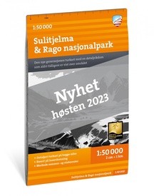 Wandelkaart Turkart Sulitjelma - Rago Nasjonalpark | Noorwegen | Calazo