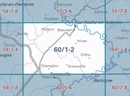 Wandelkaart - Topografische kaart 60/1-2 Champlon - La Roche en Ardenne | NGI - Nationaal Geografisch Instituut