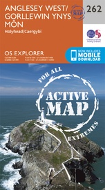 Wandelkaart - Topografische kaart 262 OS Explorer Map | Active Anglesey West | Ordnance Survey