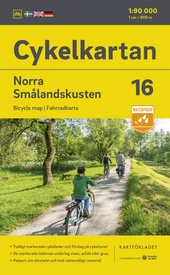 Fietskaart 16 Cykelkartan Norra Smålandskusten - Smaland noord | Norstedts