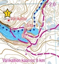 Wandelkaart Hossa | Karttakeskus