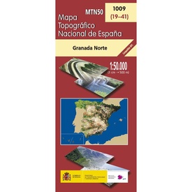 Topografische kaart 1009 MT50 Granada Norte | CNIG - Instituto Geográfico Nacional