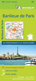 Wegenkaart - landkaart - Stadsplattegrond 101 Banlieue de Paris Parijs 2021 | Michelin