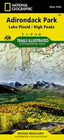 Lake Placid, High Peaks: Adirondack Park Map