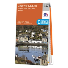 Wandelkaart - Topografische kaart 357 OS Explorer Map Kintyre North | Ordnance Survey