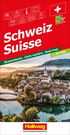 Wegenkaart - landkaart Road maps Schweiz - Zwitserland | Hallwag