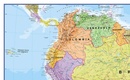 Wandkaart Zuid Amerika - South America political, 100 x 120 cm | Maps International Wandkaart Zuid Amerika politiek, 100 x 120 cm | Maps International