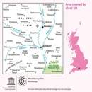 Wandelkaart - Topografische kaart 184 Landranger Salisbury & The Plain, Amesbury | Ordnance Survey