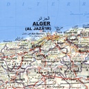 Wegenkaart - landkaart Algeria - Algerije | Gizi Map