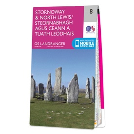 Wandelkaart - Topografische kaart 008 Landranger Stornoway & North Lewis | Ordnance Survey