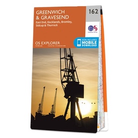 Wandelkaart - Topografische kaart 162 OS Explorer Map Greenwich, Gravesend | Ordnance Survey