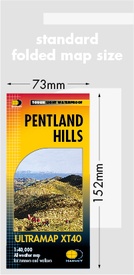 Wandelkaart Pentland Hills | Harvey Maps