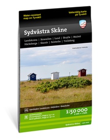 Wandelkaart - Fietskaart Terrängkartor Skåne Sydvästra - Skane zuidwest | Zweden | Calazo