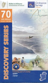 Topografische kaart - Wandelkaart 70 Discovery Kerry | Ordnance Survey Ireland