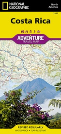 Wegenkaart - landkaart 3100 Adventure Map Costa Rica | National Geographic