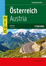 Wegenatlas Oostenrijk - Österreich, Straßen-Atlas 1:200.000 | Freytag & Berndt