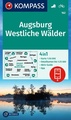 Wandelkaart 162 Augsburg - Westliche Wälder | Kompass