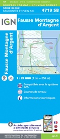 Wandelkaart 4719 SB - Serie Bleue Fausse / Montagne d'Argent (Guyana) | IGN - Institut Géographique National