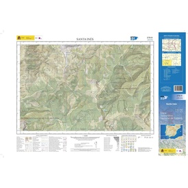 Topografische kaart 279-III Santa Inés | CNIG - Instituto Geográfico Nacional1