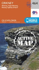 Wandelkaart - Topografische kaart 464 OS Explorer Map | Active Orkney / Westray | Ordnance Survey